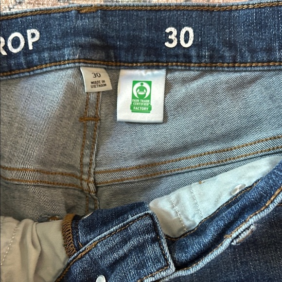 J Crew sz 30 Billie Demi boot cropped jeans with button fly EUC - Picture 5 of 12
